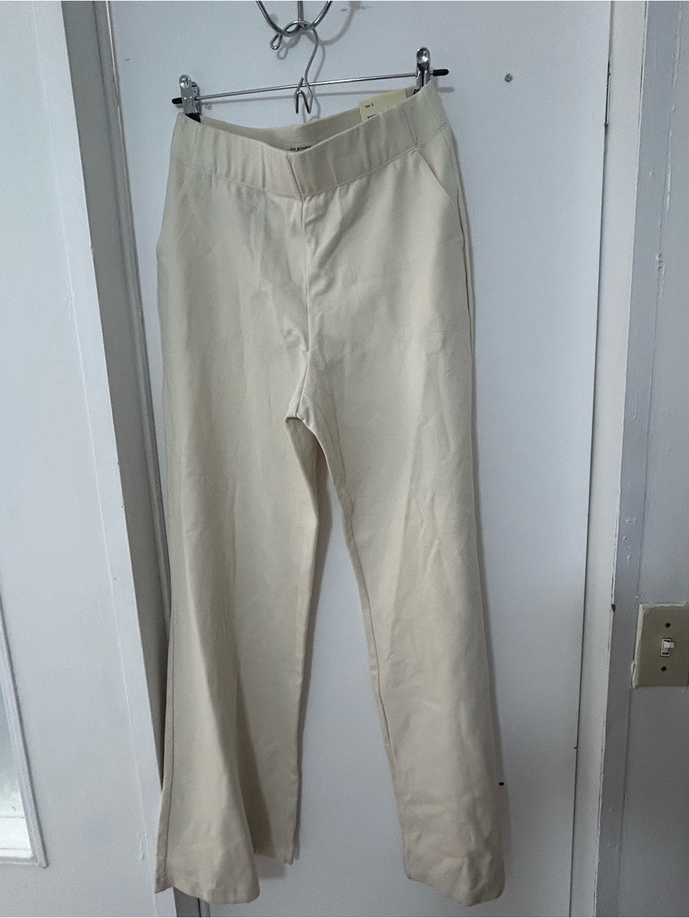 Max Studio Neutral Cream Skirt